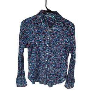 Dockers Womens Floral Button-Up long sleeve shirt Size PS
